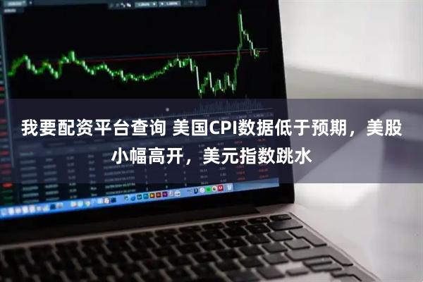 我要配资平台查询 美国CPI数据低于预期,美股小幅高开,美元指数跳水